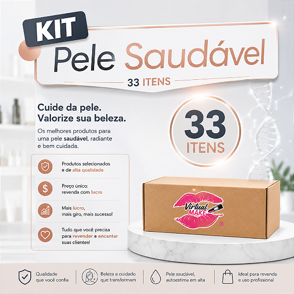 Kit Pele Saudável - 33 itens