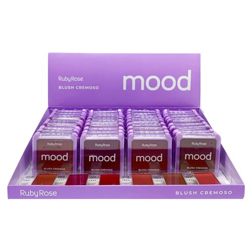 Blush Cremoso Mood Ruby Rose HB-F587 - Box c/ 36 unid