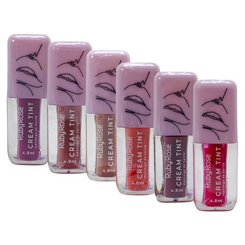 Cream Tint Grupo 01 Ruby Rose HB-8233/G1 - Kit c/ 06 unid