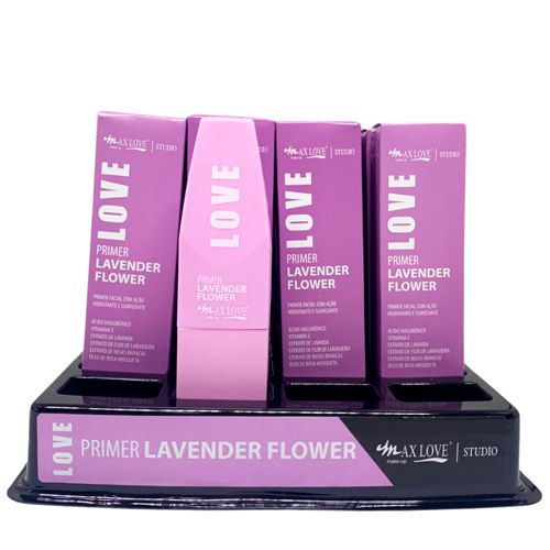 Primer Facial Lavender Flower Max Love - Box c/ 36 unid