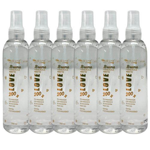 Bruma Fixadora Matte 200+ Max Love - Kit c/ 06 unid