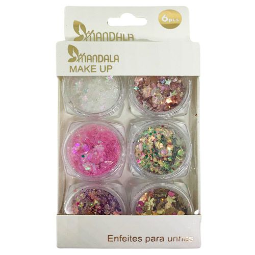 Enfeite para Decoração de Unhas Mandala DF-4058