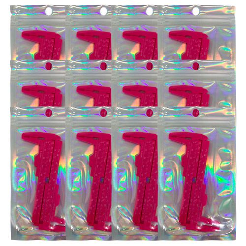 Kit com 02 Paquímetro para Sobrancelha FP-510 - Pcte c/ 12 unid