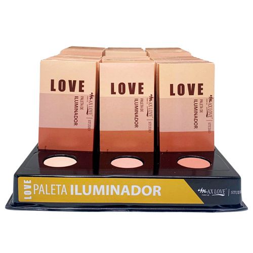 Paleta de Iluminador Box 02 Max Love - Box c/ 36 unid
