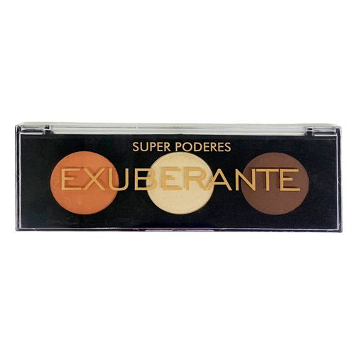 Paleta de Blush, Iluminador e Contorno Exuberante Super Poderes BMBSP01