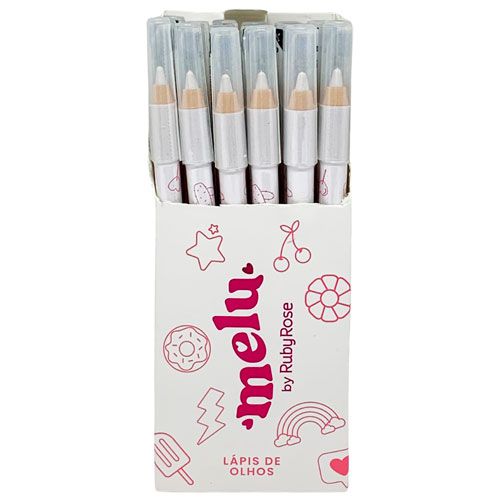 Lápis de Olho White Ice Cream Melu Ruby Rose RR-2400-1 - Box c/ 24 unid