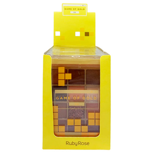 Paleta de Sombras Game Of Gold Ruby Rose HB-1090 - Box c/ 12 unid