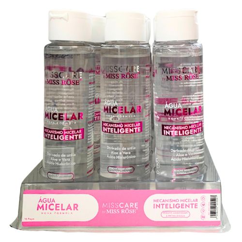 Água Micelar Mecanismo Inteligente Miss Rôse 8002-200A - Box c/ 15 unid