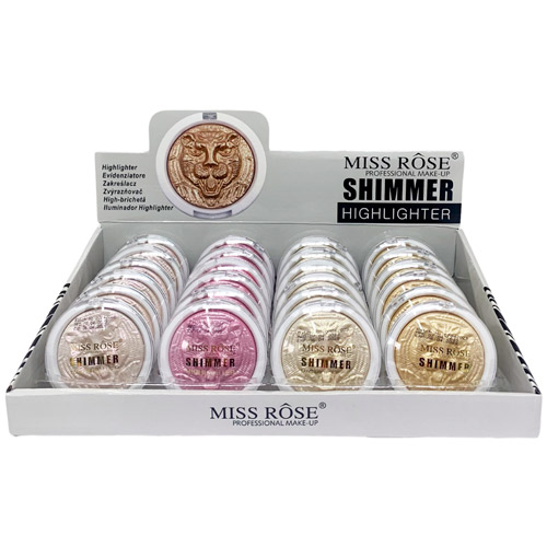 Iluminador Shimmer Miss Rôse 7003-030Z24 - Box c/ 24 unid