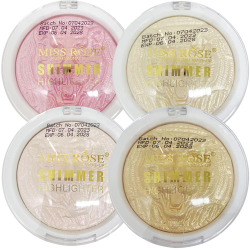 Iluminador Shimmer Miss Rôse 7003-030Z24 - Kit c/ 04 unid