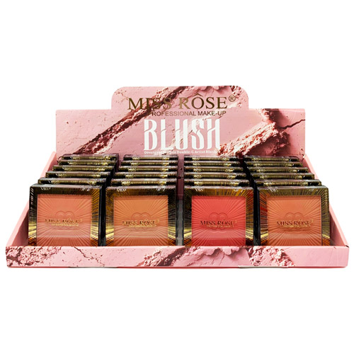Blush Compacto Miss Rôse 7004-081BX24 - Box c/ 24 unid