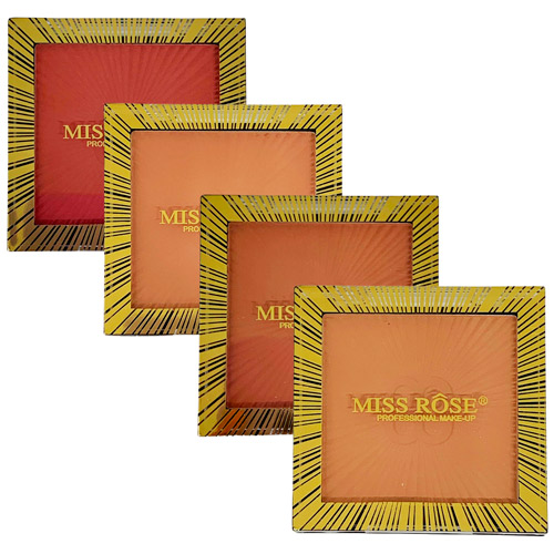 Blush Compacto Miss Rôse 7004-081BX24 - Kit c/ 04 unid