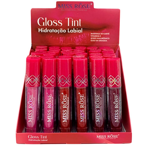 Gloss Tint Sinta-se Miss Rôse MR047 - Box c/ 36 unid
