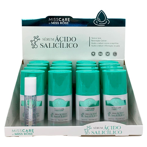 Sérum Facial Ácido Salicílico Miss Rôse MR063 - Box c/ 16 unid