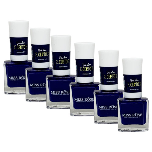Esmalte Coleção Mood Vai Dar Certo Miss Rôse MR068-11 - Box c/ 06 unid