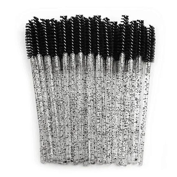 Escovinha para Cílios e Sobrancelhas com 50 Unidades