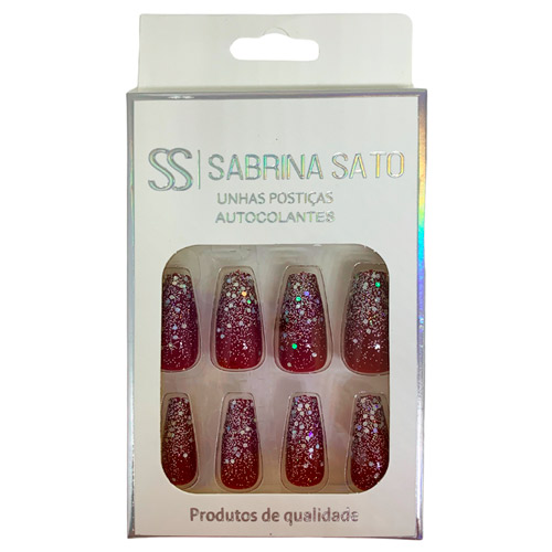 Unhas Postiças Autocolantes Sabrina Sato SS-3455
