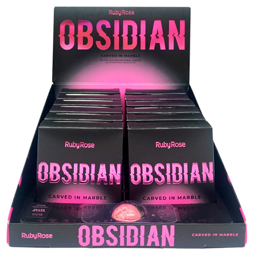 Blush Carved In Marble Veiled Woman Obsidian Ruby Rose HB-1002-2 - Box c/ 12 unid