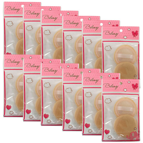 Kit com 02 Esponjas para Pó Bilansy BE050 - Pcte c/ 12 unid