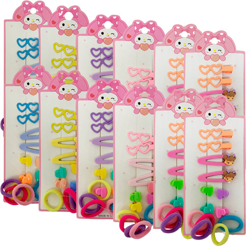 Kit para Cabelo Infantil BHP416-4 - Pcte c/ 12 unid