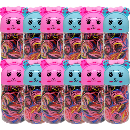 Elástico de Silicone para Cabelo BSL372-1 - Pcte c/ 12 unid