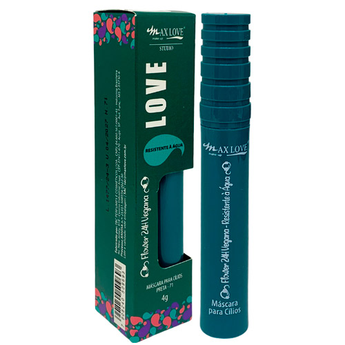Máscara para Cílios Flower N° 71 24h Vegana Alonga e Define Max Love