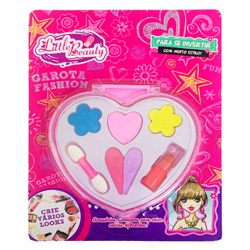 Brinquedo Infantil Kit Maquiagem para Boneca Little Beauty CP132974