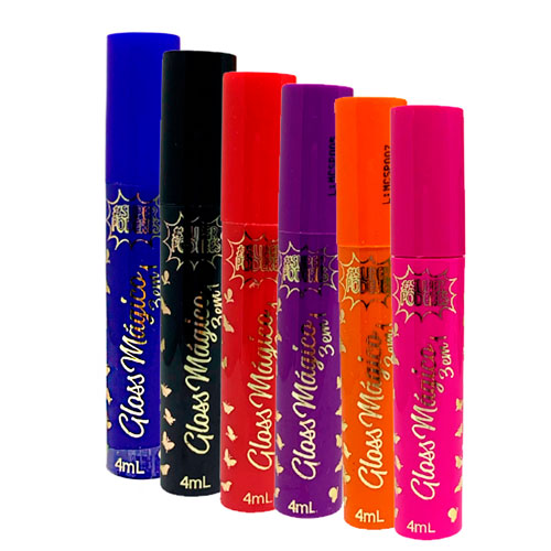 Gloss Mágico 3 em 1 Super Poderes DISPMGSP - Kit c/ 06 unid