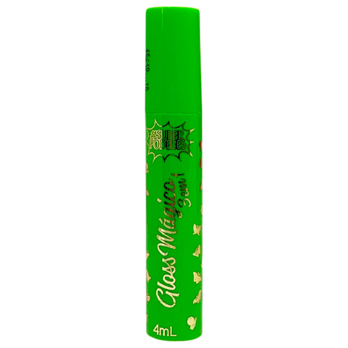 Gloss Labial Mágico 3 em 1 Verde Super Poderes MCSP004