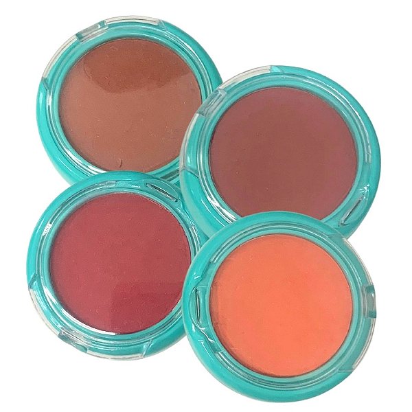 Blush Compacto Yes Paradise Safira - Kit c/ 04 unid