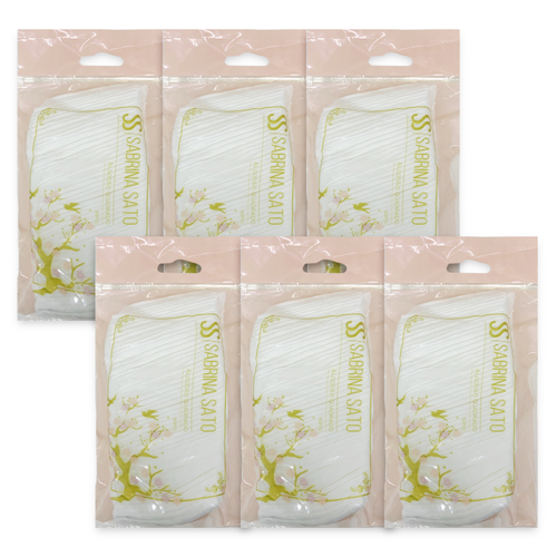 Algodão Quadrado para Limpeza Facial com 50 unidades Sabrina Sato SS-2860 - Kit c/ 06 unid