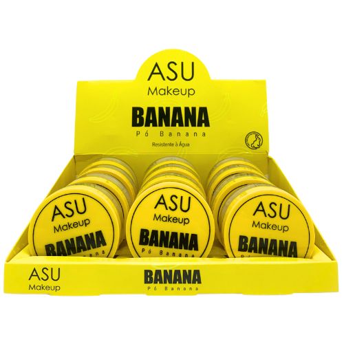Pó Banana Asu Makeup - Box c/ 12 unid