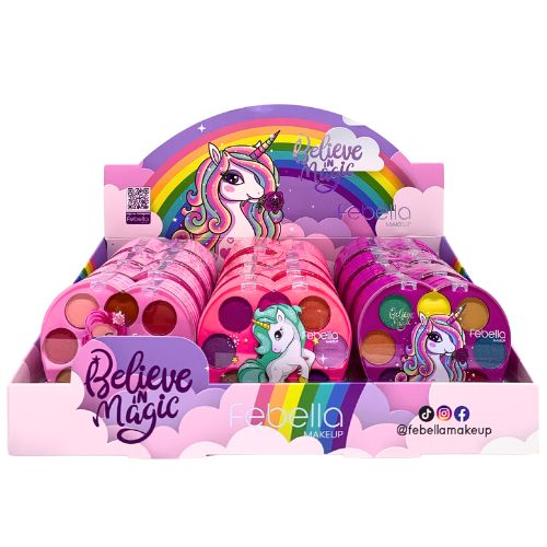 Paleta de Sombras Believe In Magic Febella TKIT5103 - Box c/ 12 unid
