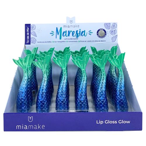 Lip Gloss Glow Maresia Mia Make 471 - Box c/ 24 unid