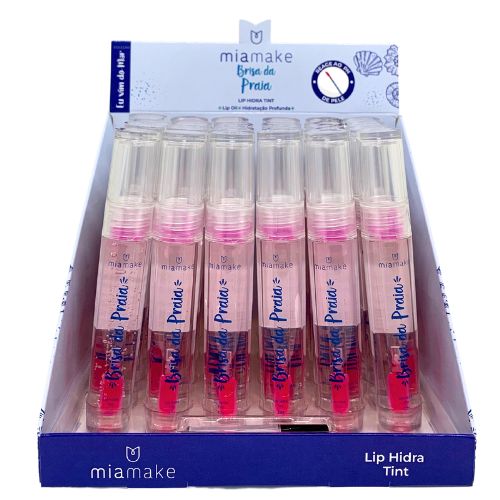 Lip Gloss Hidra Tint Brisa da Praia Mia Make 472 - Box c/ 24 unid
