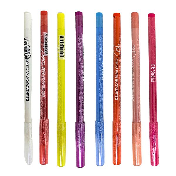 Lápis Delineador em Gel Pink 21 CS3673 - Kit c/ 08 unid