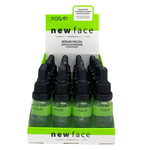 Poran - Sérum Facial New Face Antioleosidade Porán PR283 - Box c/ 24 unid