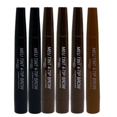 Delineador para Sobrancelha Eyebrow Contouring Febella CSL2013 - Kit c/ 06 unid