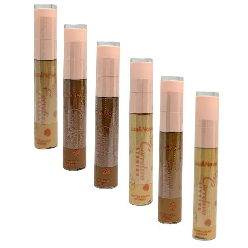 Corretivo Líquido Lua & Neve LN02304 - Kit c/ 06 unid