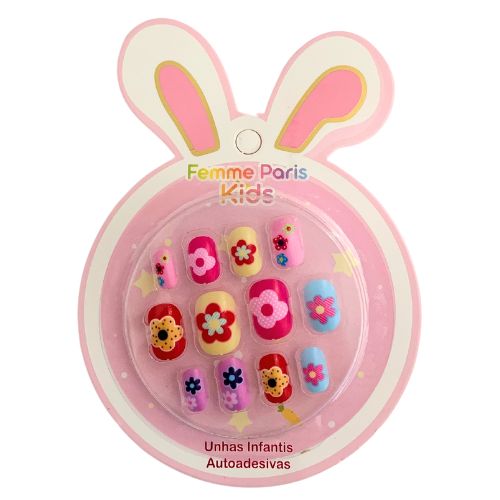 Unhas Postiças Infantil Femme Paris Kids FM001