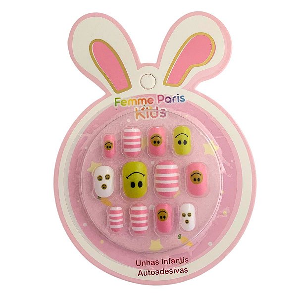 Unhas Postiças Infantil Femme Paris Kids FM007