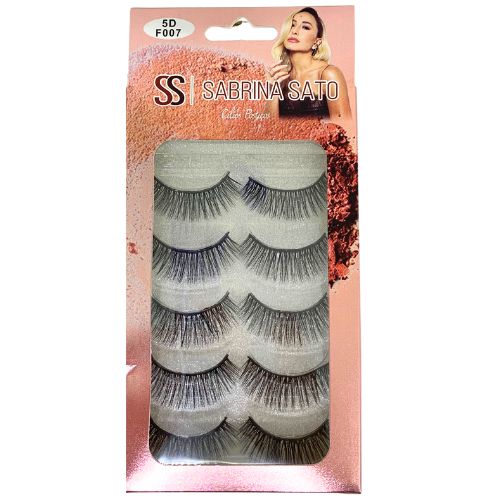 Cílios Postiços 5D F007 com 05 Pares Sabrina Sato SS-2136