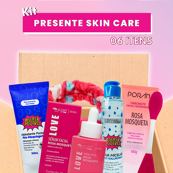 Kit Presente Skin Care - 06 itens