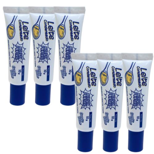 Hidratante Labial Candy Balm Leite Condensado Super Poderes HLSP07 - Kit c/ 06 unid