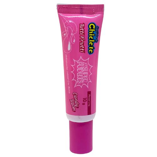 Hidratante Labial Candy Balm Gostinho de Chiclete Tutti Frutti Super Poderes HLSP010