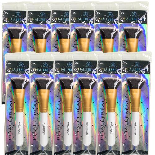 Pincel de Maquiagem Phállebeauty PH0643 - Pcte c/ 12 unid