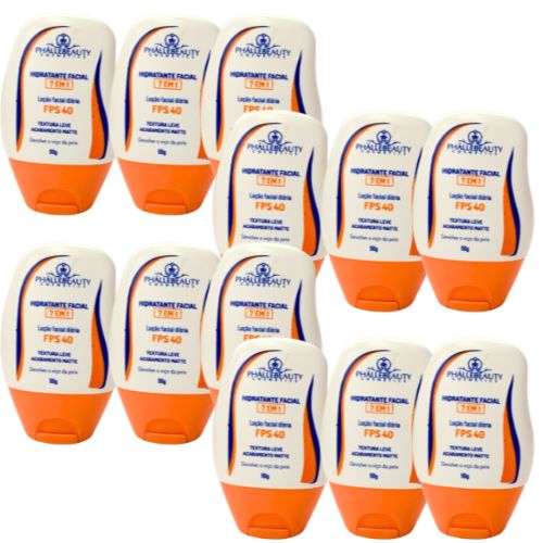 Hidratante Facil 7 em 1 FPS40 Phállebeauty PH0821 - Box c/ 12 unid