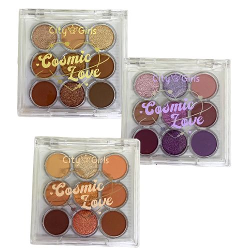 Paleta de Sombra Cosmic Love City Girls CG359 - Kit c/ 03 unid