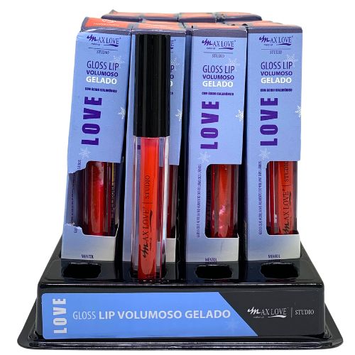 Gloss Lip Volumoso Gelado Cor 105 Max Love - Box c/ 32 unid