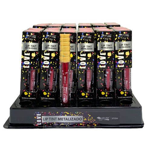 Lip Tint Metalizado Cor 531 Max Love - Box c/ 36 unid